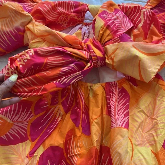 Farm Rio Summer Garden Mini Dress - Picture 8 of 12